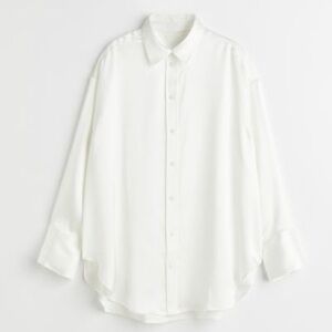 Classic White Button-Up Shirt